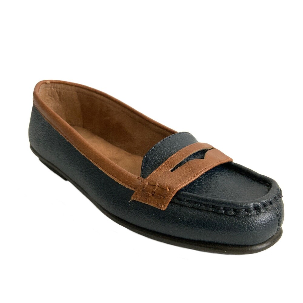A2 By Aerosoles Nu Image Flats Blue Brown 6